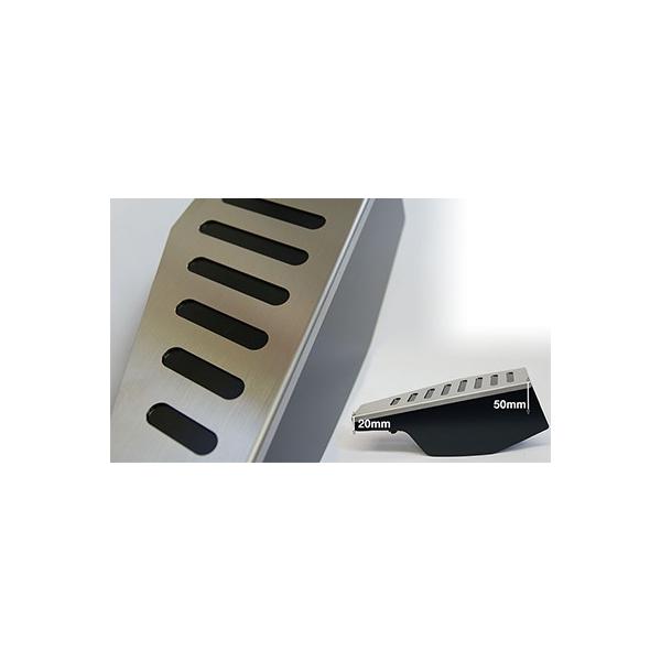 アウディ/AUDI A4(B9)・A5(F5) ステンレス フットレスト 【balance it