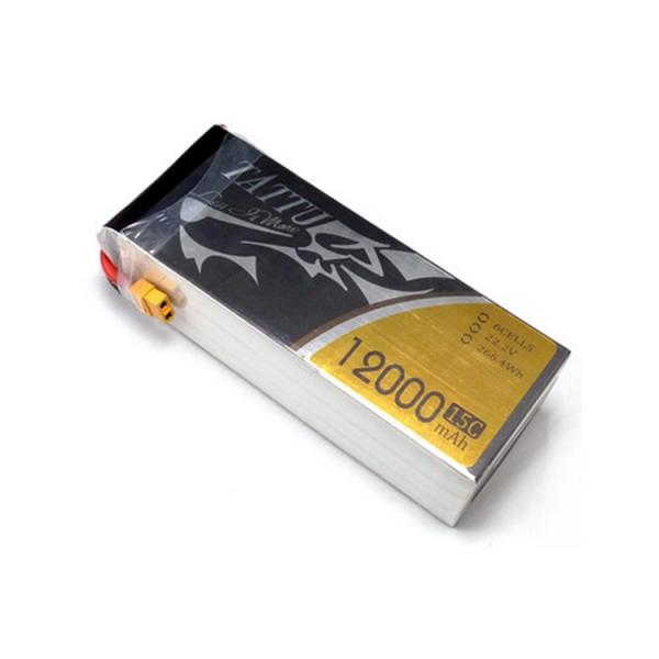 2本セット】リチウムイオンポリマー電池TATTU 6s-12000mAh : Spiral