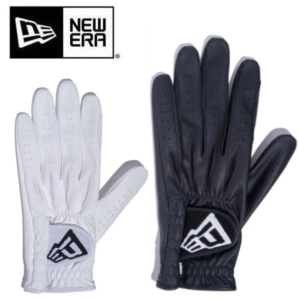 ニューエラ ゴルフ グローブ フラッグロゴ 片手用 左手用 メンズ NEWERA (14135929) (14135930) 【メール便配送】