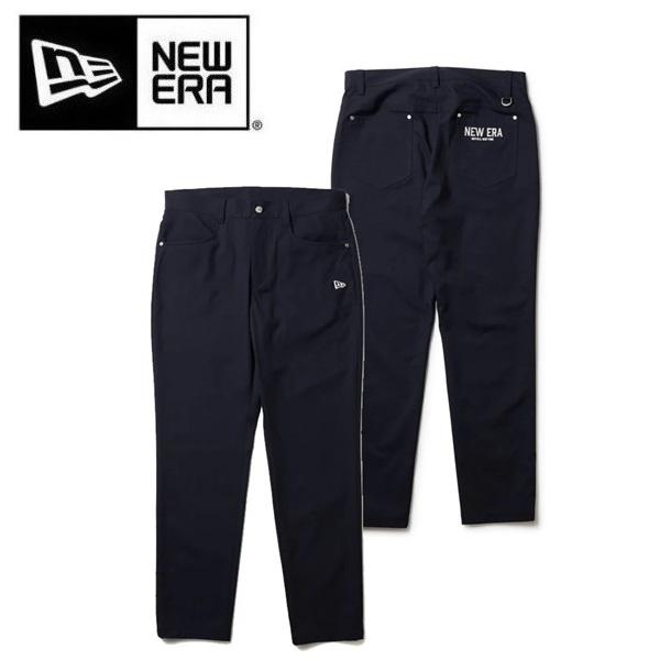 NEW ERA ニューエラゴルフ テーパード ストレッチパンツ ブラック L