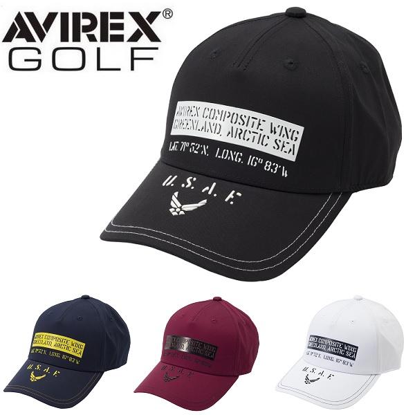 新品　AVIREX GOLF アビレックスゴルフ　ウェア、キャップ AVIREX（アヴィレックス） ゴルフ キャップ U.S.A.F.M型キャップ