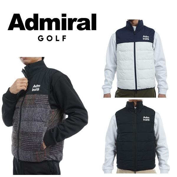 アドミラル ゴルフ メンズ リバーシブル フリースコンビベスト ADMIRAL ADMA487 秋冬モデル