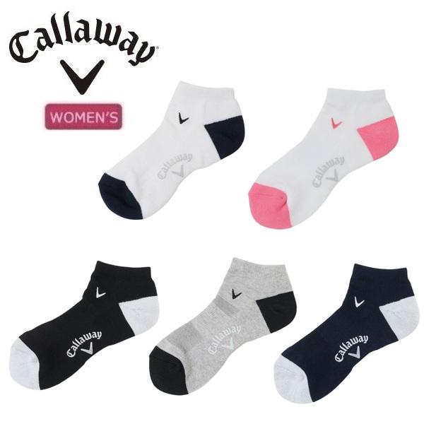 キャロウェイ ゴルフ レディース ソックス 年間定番 アンクルソックス Callaway Golf C25993200【ポスト投函配送】【2025年モデル】