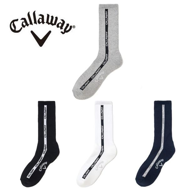 キャロウェイ ゴルフ メンズ ソックス 縦ライン クルーソックス (MENS) Callaway C26193114【2026年春夏モデル】【ポスト投函配送】