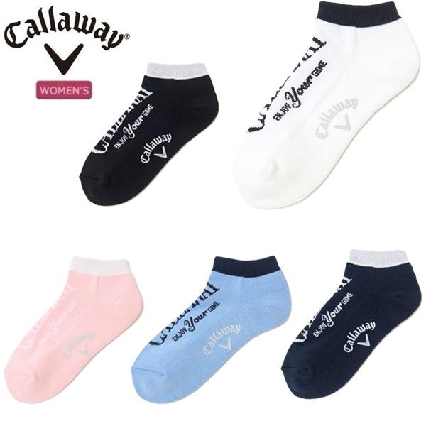 キャロウェイ ゴルフ レディース ソックス アパレルシーズンロゴアンクルソックス (WOMENS) Callaway Golf C26193201【2026年春夏モデル】【ポスト投函配送】
