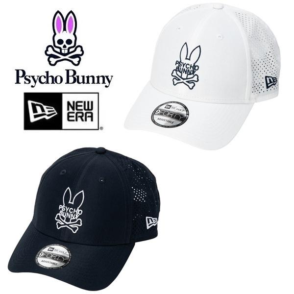 Psycho Bunny（サイコバニー） ゴルフ キャップパンチング NEW ERA