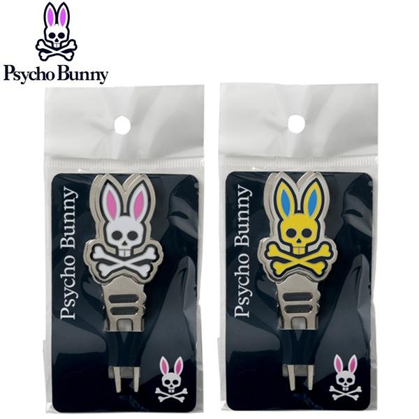 サイコバニー ゴルフ グリーンフォーク PB BM W/DIVOT TOOL Psycho Bunny PBMG6BM3【ポスト投函配送】