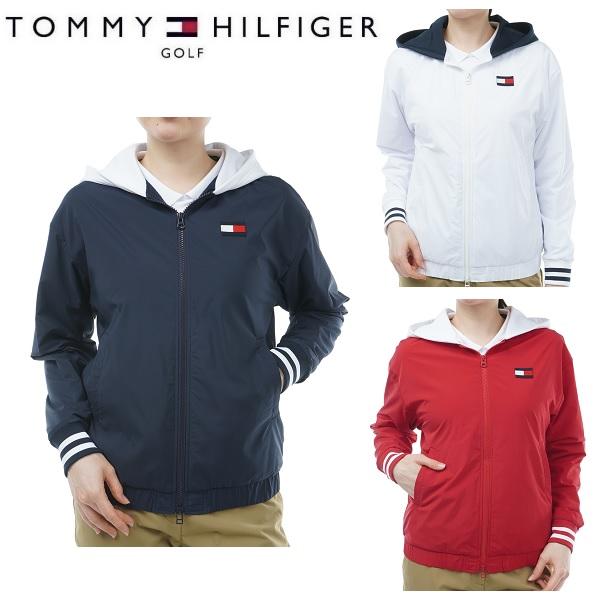 トミーヒルフィガー ゴルフ レディース ロゴフーディー ジップジャケット TOMMY HILFIGER GOLF THLA345