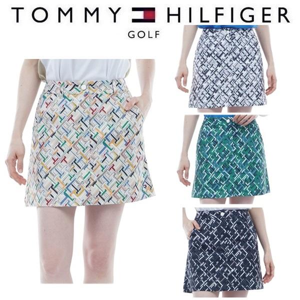 トミーヒルフィガー ゴルフ レディース THモノグラム スカート TOMMY HILFIGER THLA405 春夏モデル