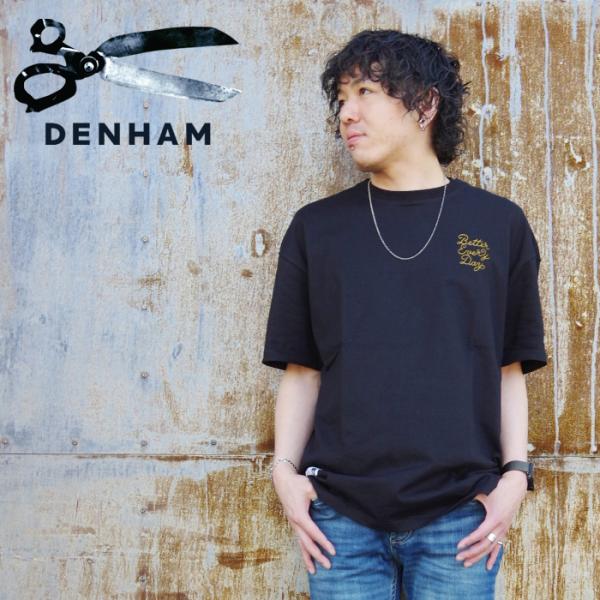 人気商品】 DENHAM デンハム ロゴTシャツ Lサイズ相当 ハサミ omanetug.org