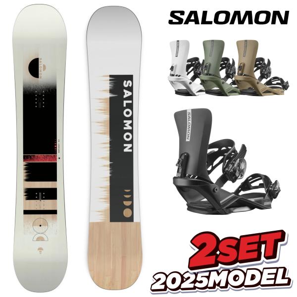 SALOMON（サロモン） ☆BIN取付無料☆ 24-25 スノーボード 2点セット