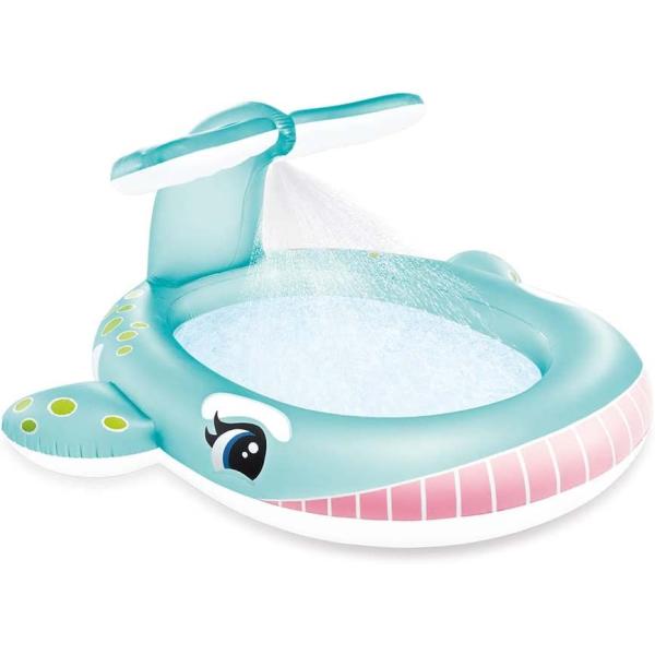 【スポイチ】 INTEX U-57440 インテックス ホエールスプレープール くじら シャワー ビニールプール 家庭用 子供用 水遊び 訳あり