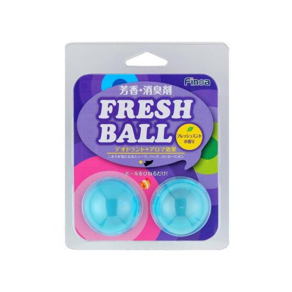 Finoa フィノア フレッシュボール 芳香 消臭剤 6個セット ブルー 5060 6set 靴 スニーカー 革靴 部活