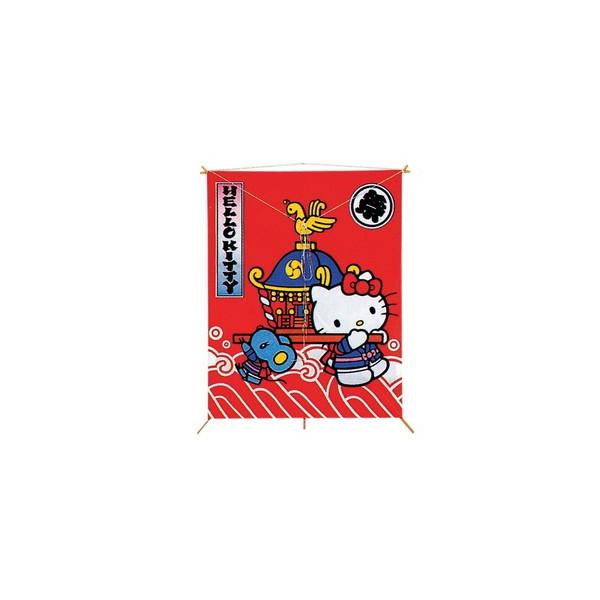 和凧　新角凧　KITTY キティちゃん　みこし　702　45ｃｍＸ35ｃｍ（25ｍ糸付）