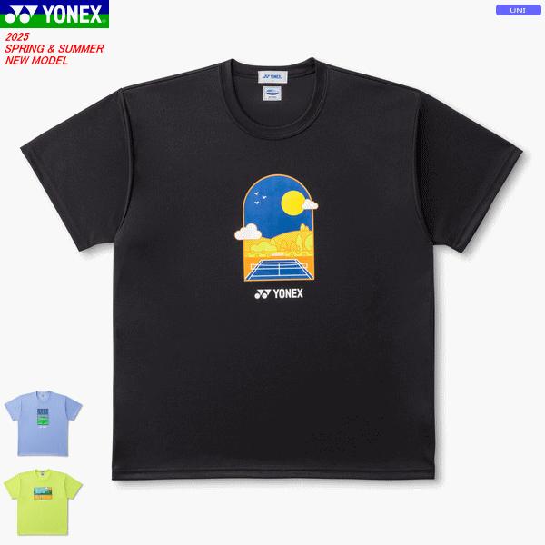 YONEX（ヨネックス） ドライTシャツ 半袖シャツ プリントTシャツ
