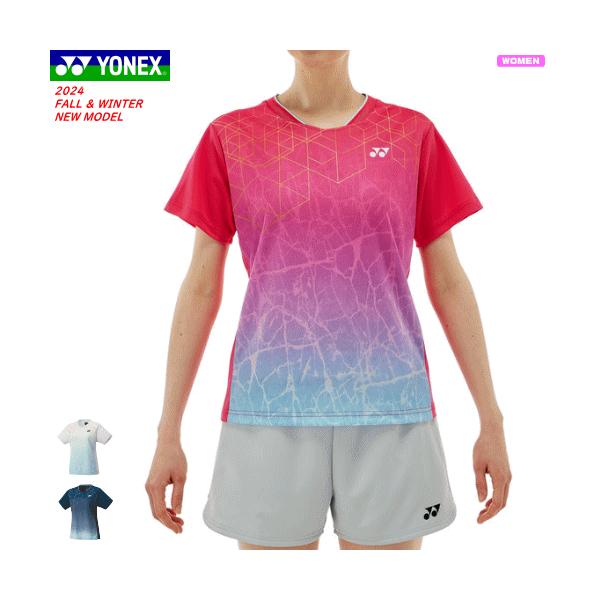 【バドミントンウェア】ヨネックスレディースゲームシャツ 20535 サイズ:O YONEX（ヨネックス） ゲームシャツ（スリム） ユニホーム 半袖シャツ