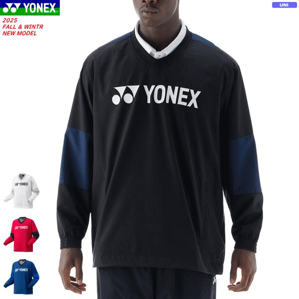 YONEX スポーツシャツ ホワイト/ネイビー Vネック YONEX スポーツシャツ ホワイト/ネイビー Vネック YONEX