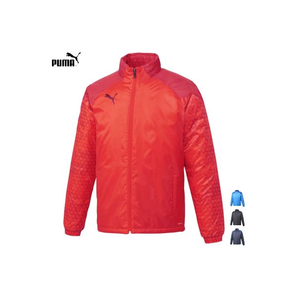 プーマTEAMCUP パデット中綿セットアップ PUMA プーマ 中綿ジャケット ウィンドブレーカー ジャケット