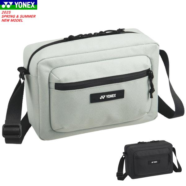 YONEX ヨネックス バッグ■サイズ25×8×18(cm)■カラー(007)ブラック(647)スモークミント■素材ポリエステル■原産国台湾製■仕様正面ポケット、内ポケット