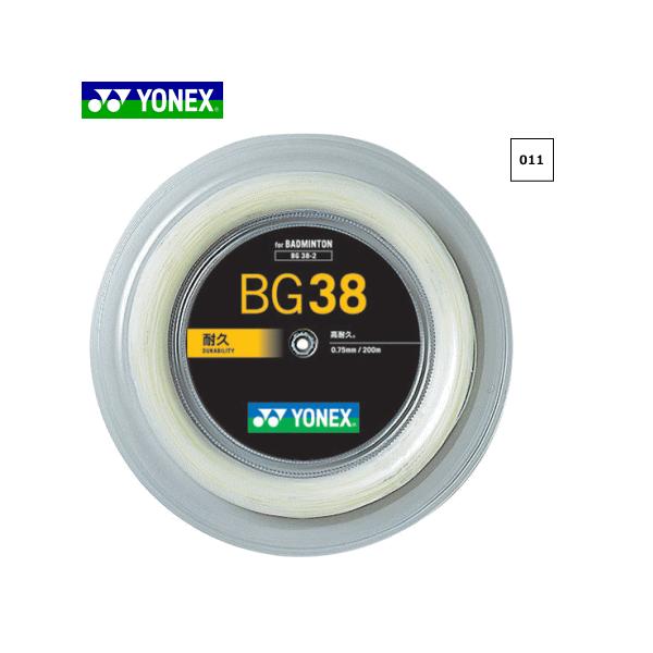 YONEX（ヨネックス） バドミントン ガット ストリング BG38（200m
