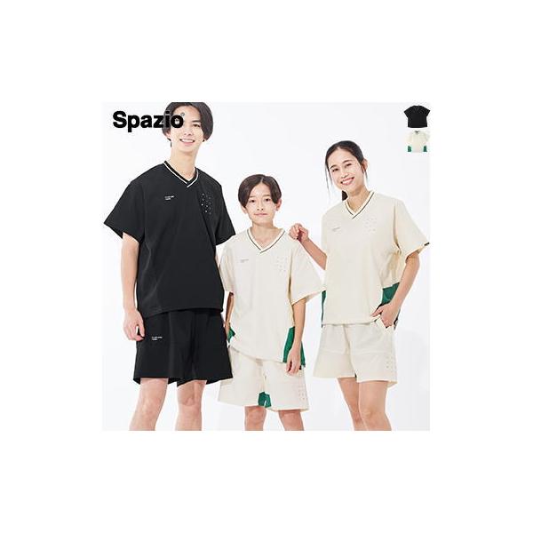 スパッツィオ SPAZIO サッカー フットサル Vネック 半袖ピステ