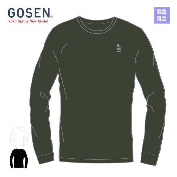ゴーセン　ロングスリーブTシャツ GOSEN（ゴーセン） 長袖Tシャツ ロゴロングスリーブTシャツ 練習着