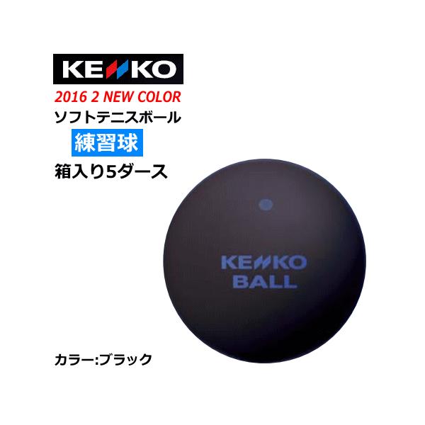 ケンコー ソフトテニスボール スタンダード 練習球：5ダース箱入り（60 