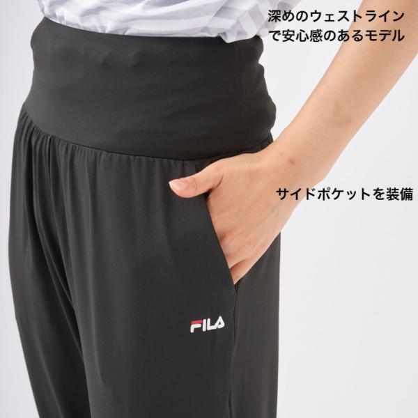 FILA �t�B�� ���K�p���c ���f�B�[�X 324-683 �������p ���[�Y�p���c �� 9���� �ڐG�⊴ ���O���Օ���90% �ȏ� �W���[�W�f�ރg���[�j���O RUNNING FITNESS YOGA ���i�摜2