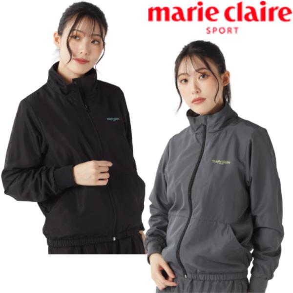 marie claire マリクレール スポーツ 裏フリース ウィンドブレーカー ジャケット 445-719 レディース ブリスター トレーニング ウェア RUNNING FITNESS