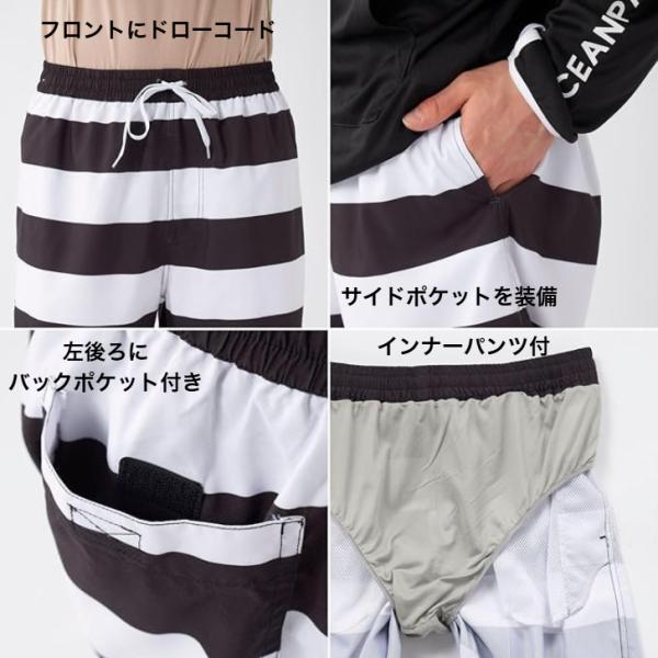 OCEAN PACIFIC �I�[�V�����p�V�t�B�b�N �����Y �T�[�t �V���[�c 515-411 �n�[�t�p���c �g�����N�X �r�[�` �X�C�� OP �T�[�t�B�� USA ���i�摜2