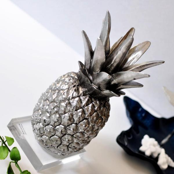 パイナップルオブジェ シルバー インテリア アンティーク おしゃれ 西海岸 置物 Buyee 日本代购平台 产品购物网站大全 Buyee一站式代购 Bot Online