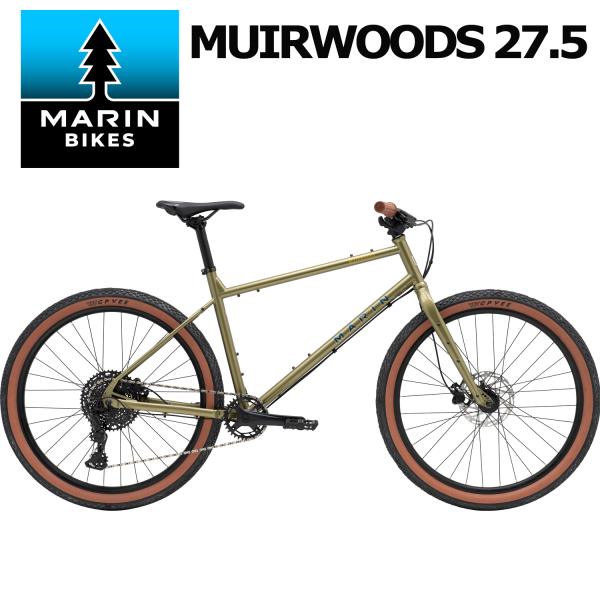 (西濃支店止め送料無料一部割引)MARINBIKE MUIRWOODS 27.5 2026年モデル マリンバイク ミヤウッズ 27.5 自転車 MTB マウンテンバイク クロモリ