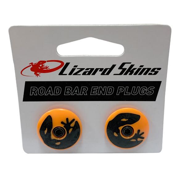 LIZARD SKINS DSP Bar Tape Plugs 2個入 タンジェントオレンジ リザードスキンズ グリップ 自転車