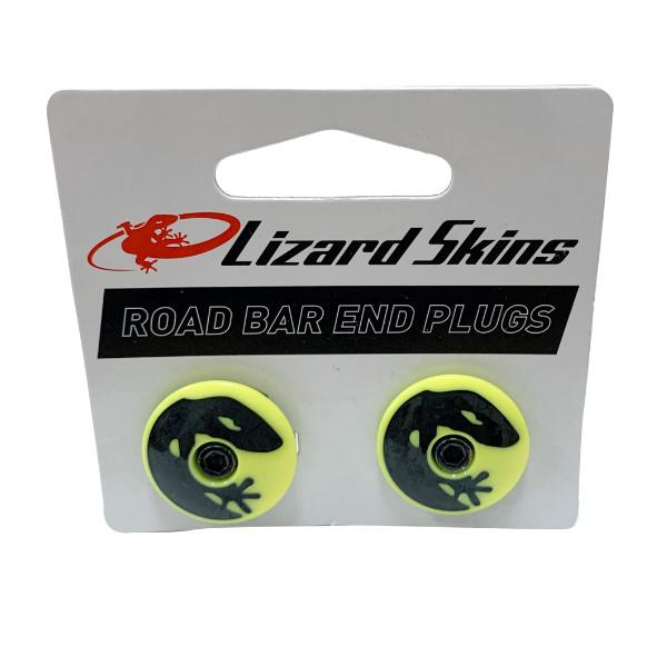 LIZARD SKINS DSP Bar Tape Plugs 2個入 ネオンイエロー リザードスキンズ グリップ 自転車