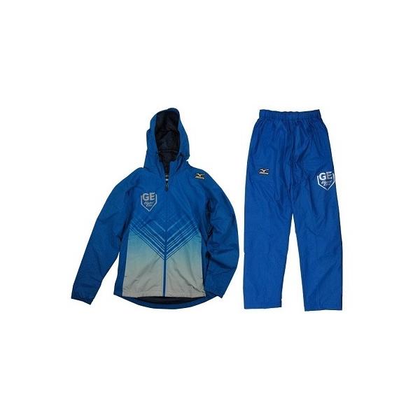 ミズノ(MIZUNO) グローバルエリート フルオープンパーカーシャツ長袖 ロングパンツ上下 12JE5W80 12JF5W80 MIZUNO（ミズノ） グローバルエリート フルオープンパーカーシャツ長袖