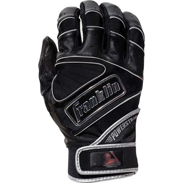 フランクリン(Franklin) バッティング手袋 両手用  パワーストラップ クロム 20490 フランクリン フランクリン(Franklin) バッティング手袋 両手用 パワー