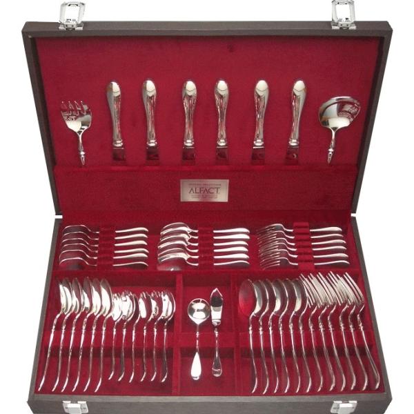 ALFACT 洋白銀器シャルル ディナーセット52pc (名入れ無料 
