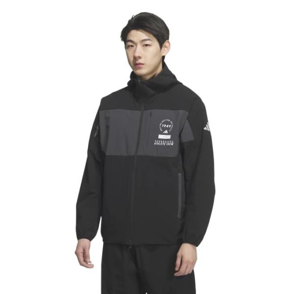アディダス adidas メンズ スポーツ ウェア アウター 長袖 フルジップ パーカー アディダスアダプテーション ウーブン フード付 トラックトップ KF6208 DM078
