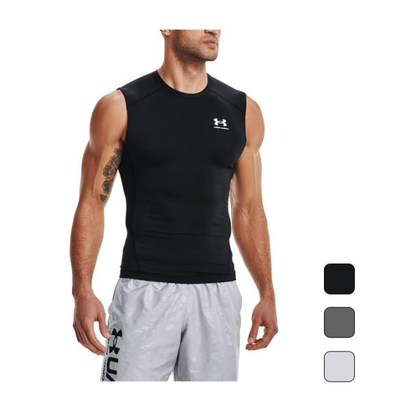 【人気商品】■  アンダーアーマー UNDER ARMOR メンズ トレーニング ウェア 機能性インナー HEATGEAR ARMOUR COMPRESSION SLEEVELESS SHIRT 1361522 【2026SS】