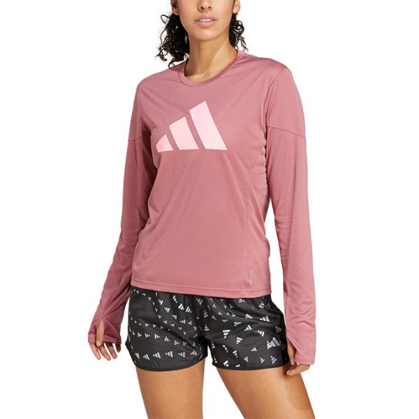 アディダス adidas レディース ランニング ウェア トップス ロングスリーブ Tシャツ RUN IT LS W IEJ74 【2024SS】