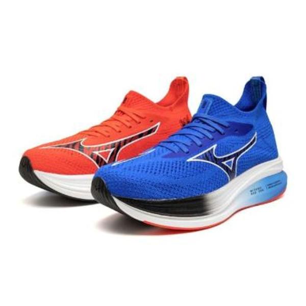ミズノ MIZUNO メンズ レディース ランニング シューズ MIZUNO NEO ZEN J1GC258204 04 アカオニ×アオオニ 【2025SS】