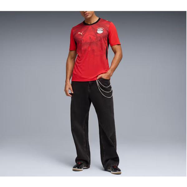 プーマ PUMA メンズ サッカー ウェア トップス ユニフォーム エジプト代表 ホーム EFA HOME SSシャツ レプリカ 783552 【2026SS】