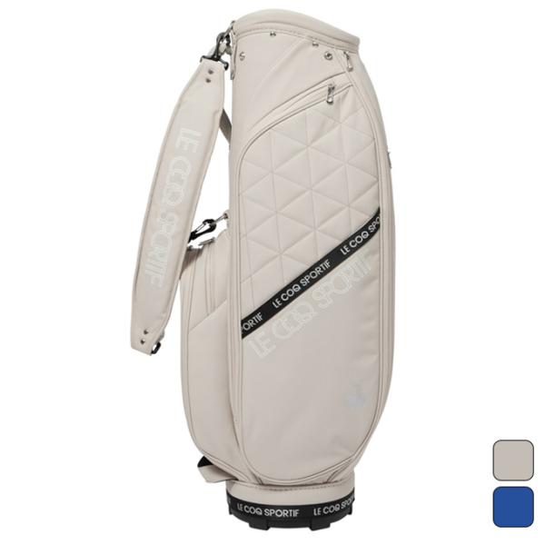 ★ le coq sportif キャディバッグ　ゴルフバッグ　レディース ルコック ゴルフ Le coq sportif GOLF レディース キルティング