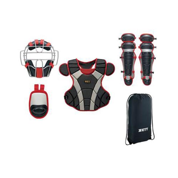 ゼット ZETT 野球 軟式 捕手用 防具 軟式用キャッチャー防具4点セット