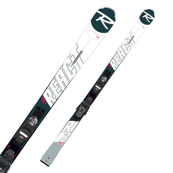 ROSSIGNOL (ロシニョール スキー板) 【2021-2022】 REACT R2 （リアクト R2） + XPRESS 10 GW B83 RTL BLK 【金具付き スキーセット】