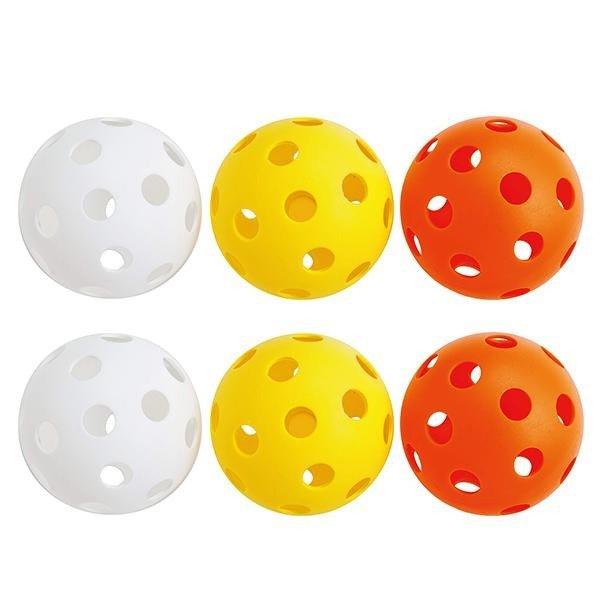 野球 ソフトボール 自主トレ 室内練習 穴あき PE プラスチック 9.2cm 6