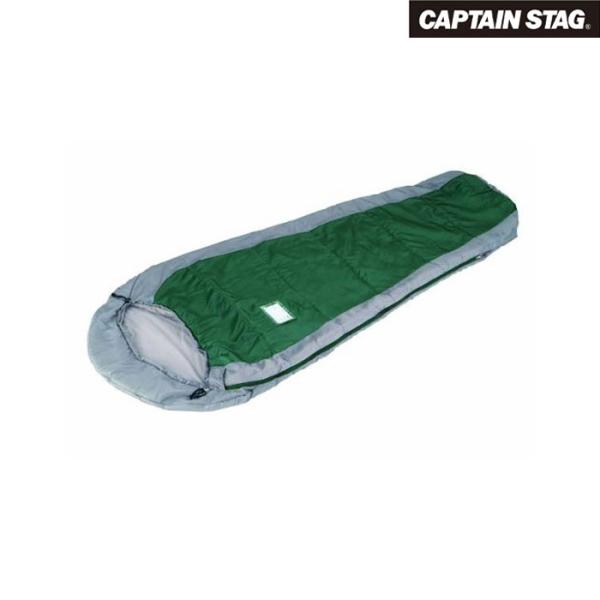 CAPTAIN STAG アクティブキッズマミー子供用シュラフ グリーン M-3446 キャプテンスタッグ キャンプ アウトドア 寝袋