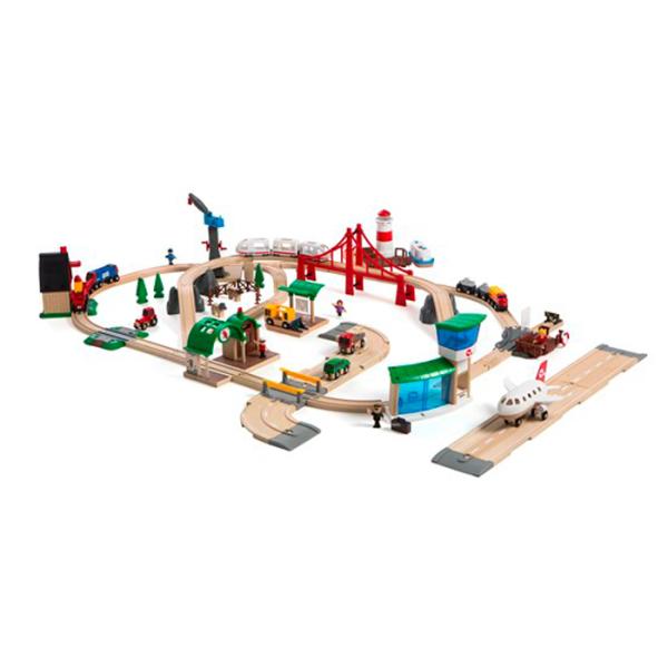 ブリオ ワールドデラックスセット 33766 (鉄道おもちゃ) 価格 ブリオ ワールドデラックスセット 33766 (鉄道おもちゃ) 価格