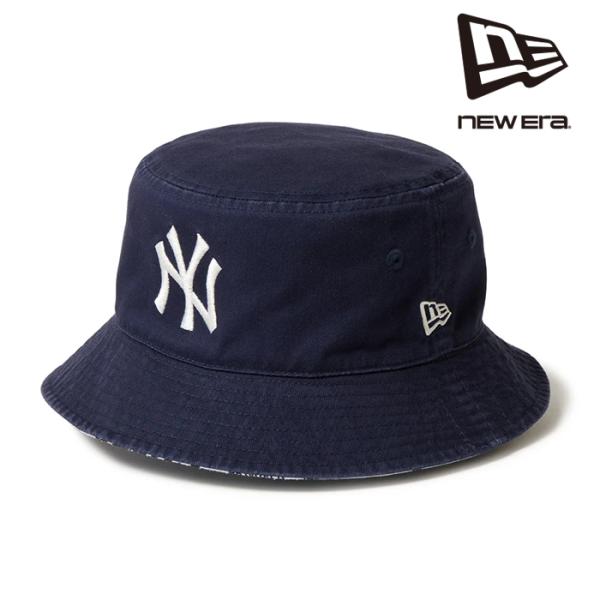 日本正規品 ニューエラ NEW ERA バケット01 リバーシブル ニューヨーク・ヤンキース ナイトシフトネイビー 14667763 帽子