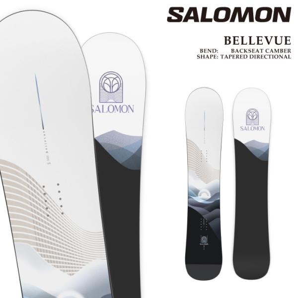 スノーボード SALOMON BELLEVUE 144cm SALOMON サロモン スノーボード 板 レディース BELLEVUE ムラサキ